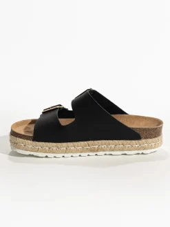 Slippers "Olympe" zwart