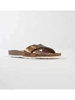 Slippers "Riva" bronskleurig