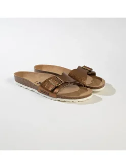 Slippers "Riva" bronskleurig