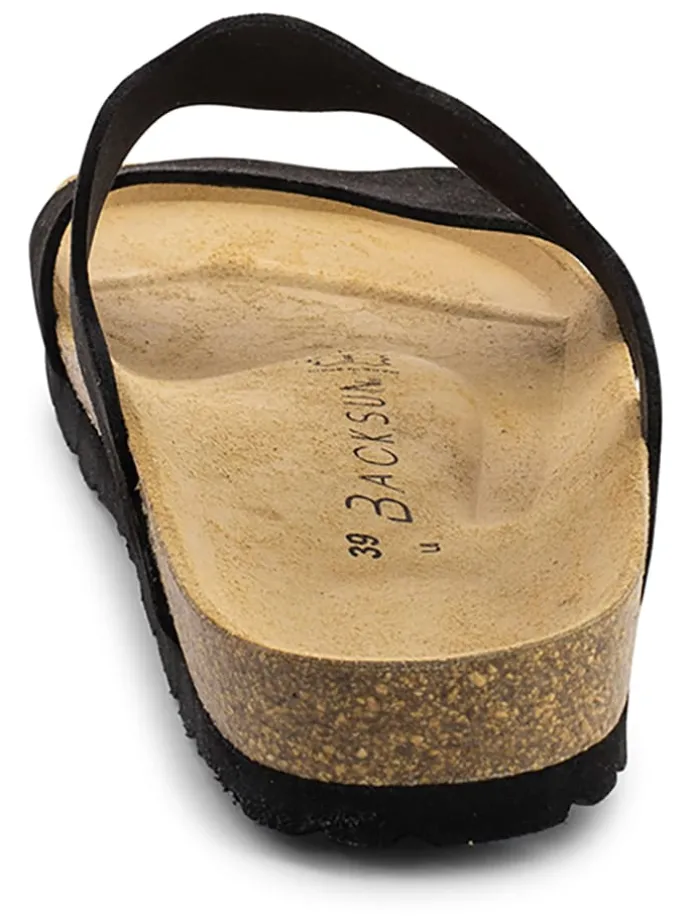 Slippers "Sechura" zwart