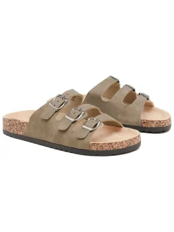 Slippers taupe