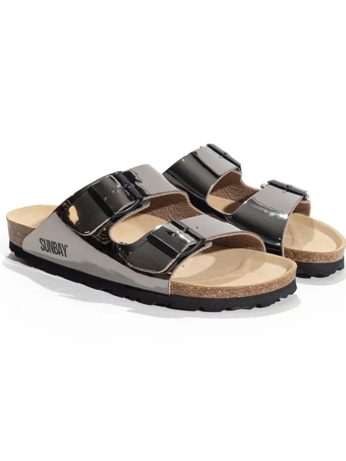 Slippers "Trefle" bruin