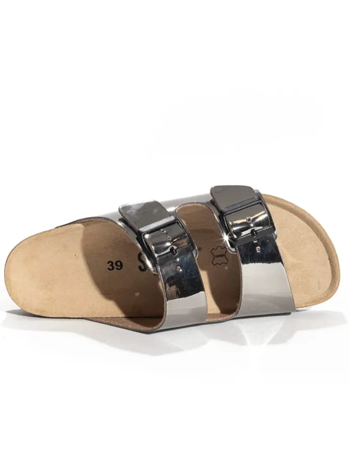 Slippers "Trefle" bruin