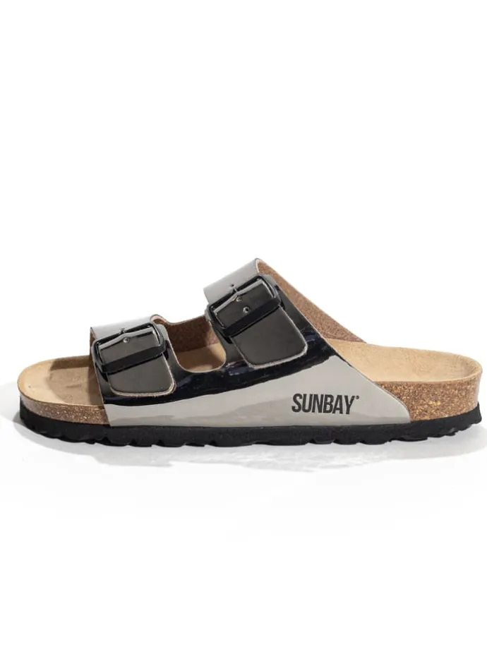 Slippers "Trefle" bruin