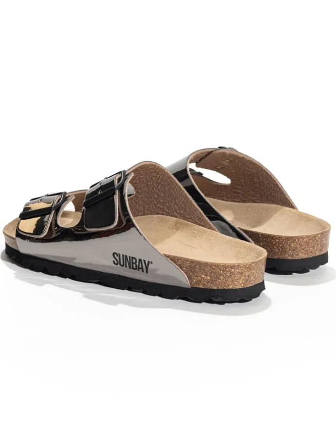 Slippers "Trefle" bruin