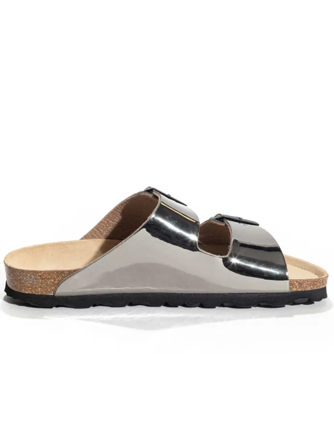 Slippers "Trefle" bruin