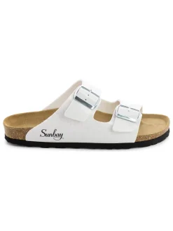 Slippers "Trefle" wit