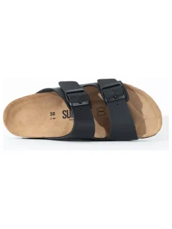 Slippers "Trefle" zwart