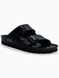 Slippers "Trefle" zwart