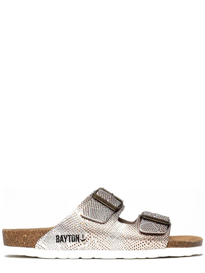 Slippers "Ubeda" zilverkleurig