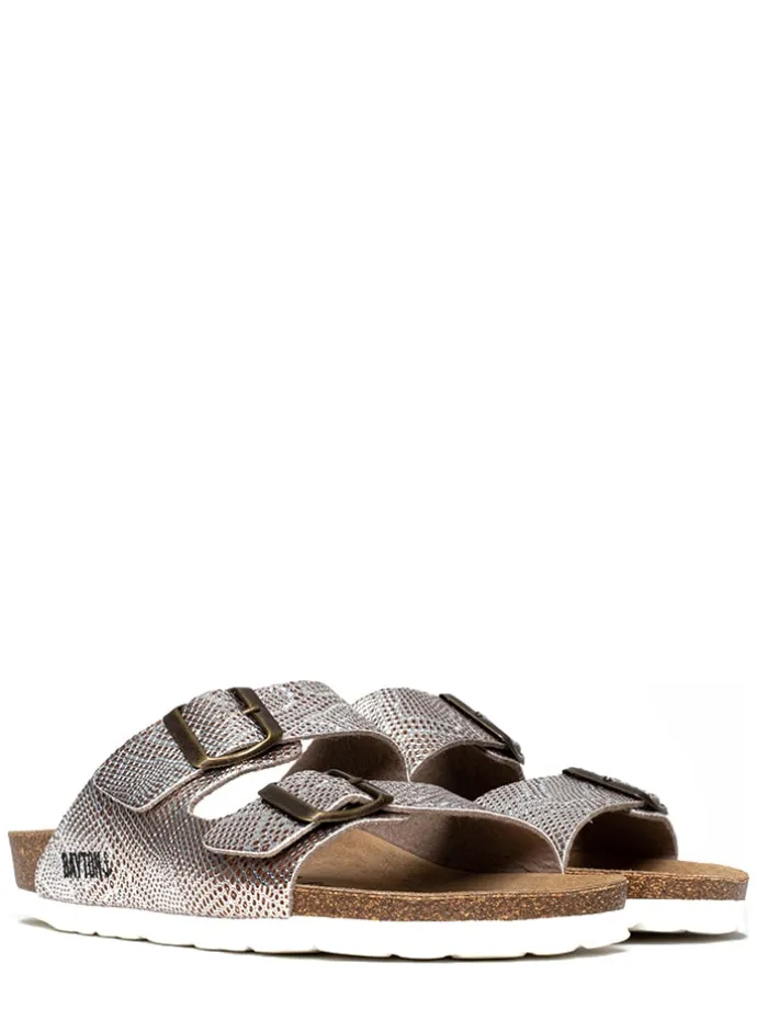 Slippers "Ubeda" zilverkleurig