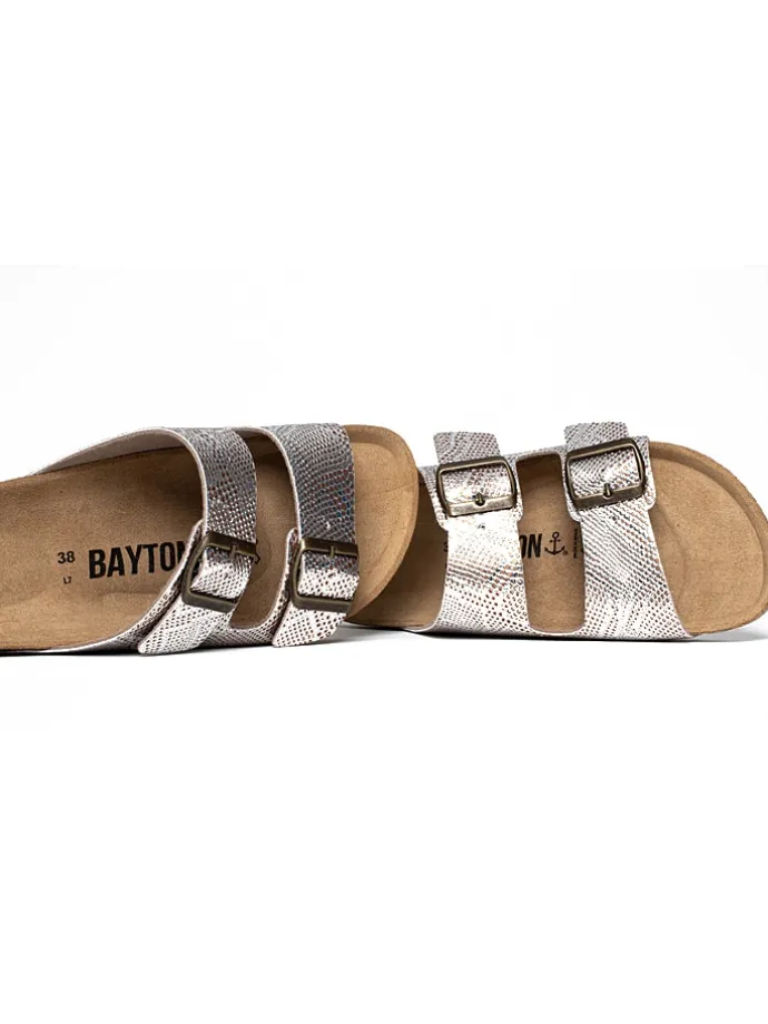 Slippers "Ubeda" zilverkleurig