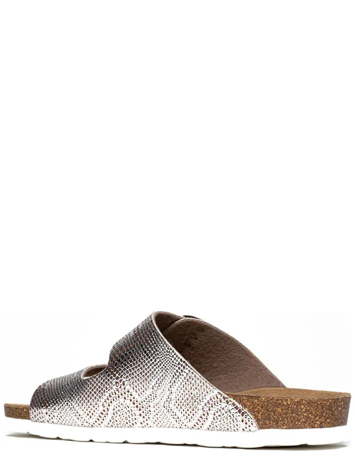 Slippers "Ubeda" zilverkleurig