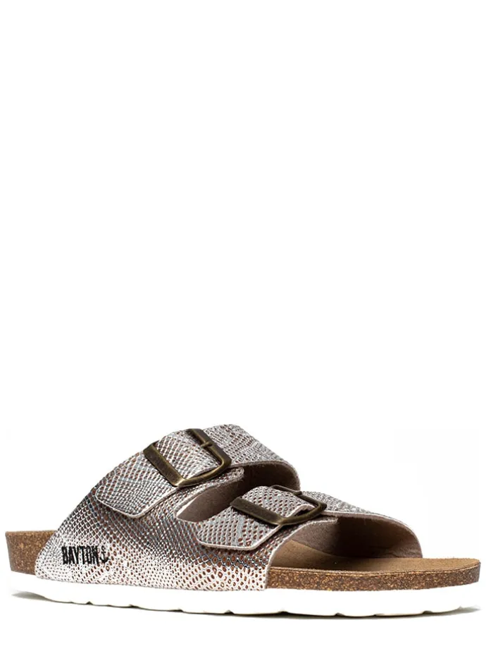 Slippers "Ubeda" zilverkleurig