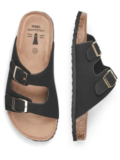 Slippers zwart