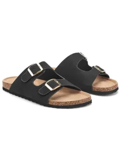 Slippers zwart