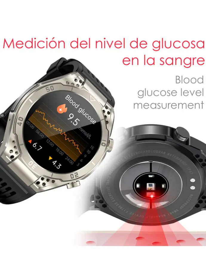 Smartwatch "JA01" zwart