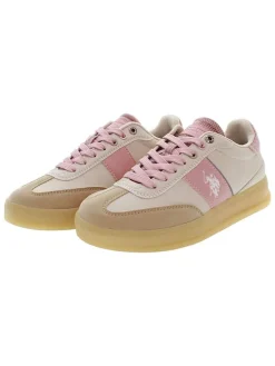 Sneakers beige/lichtroze
