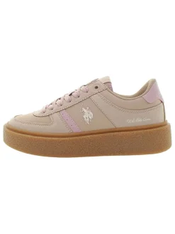 Sneakers beige/lichtroze