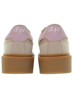 Sneakers beige/lichtroze