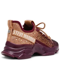 Sneakers beige/rood