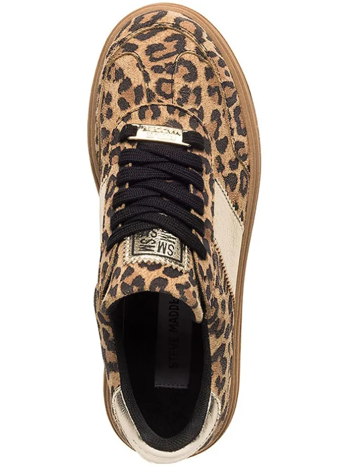 Sneakers beige/zilverkleurig