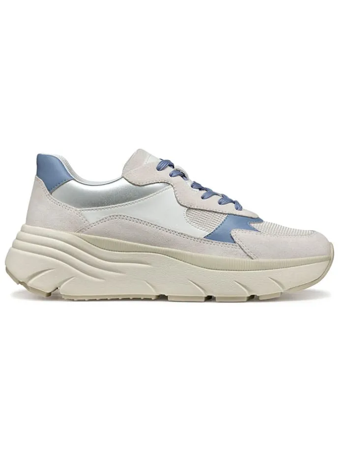 Sneakers "Diamanta" beige/blauw