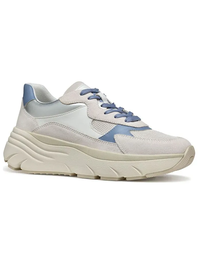 Sneakers "Diamanta" beige/blauw