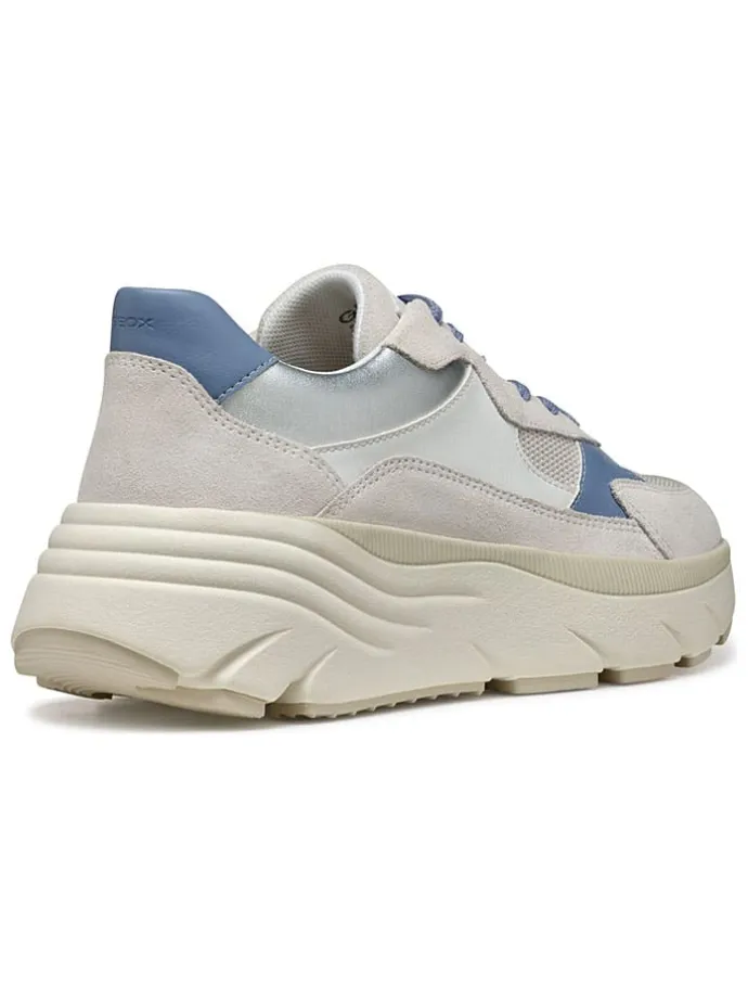 Sneakers "Diamanta" beige/blauw