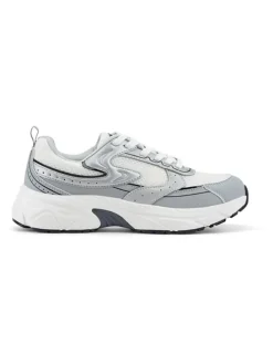 Sneakers grijs/wit
