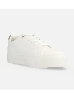 Sneakers "Layla" wit/goudkleurig
