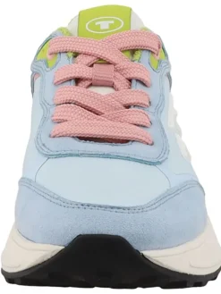 Sneakers lichtblauw/groen