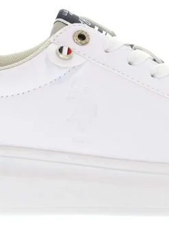 Sneakers wit/beige/donkerblauw