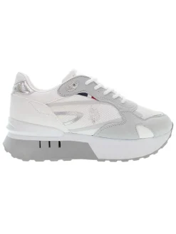 Sneakers wit/grijs