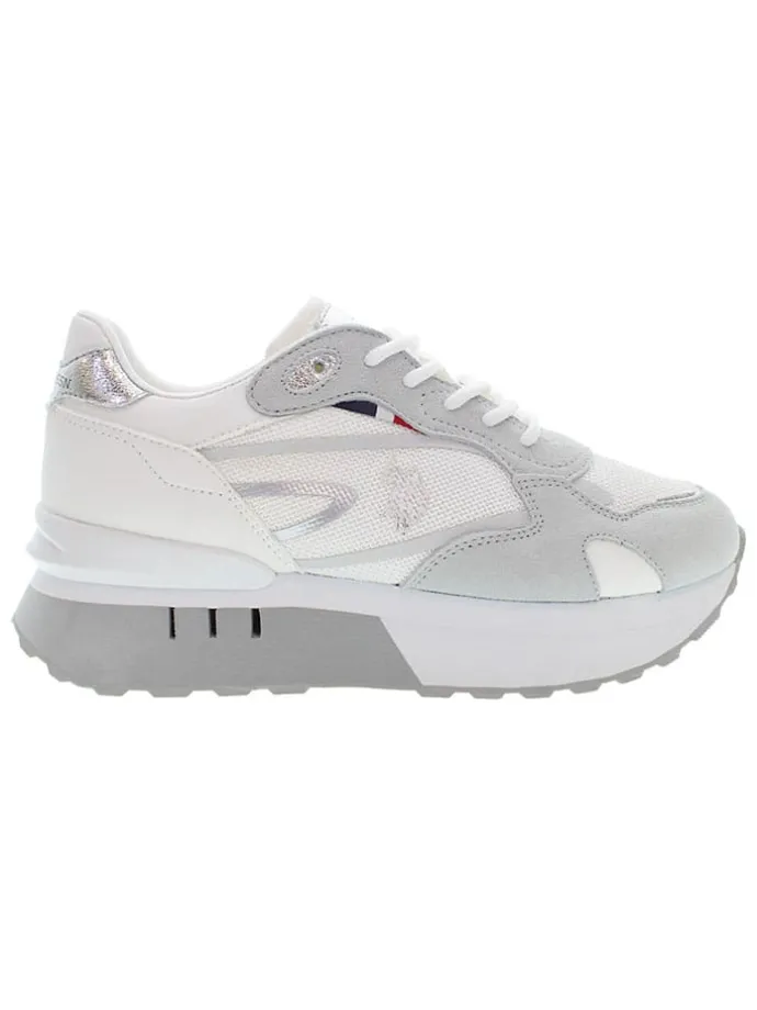 Sneakers wit/grijs