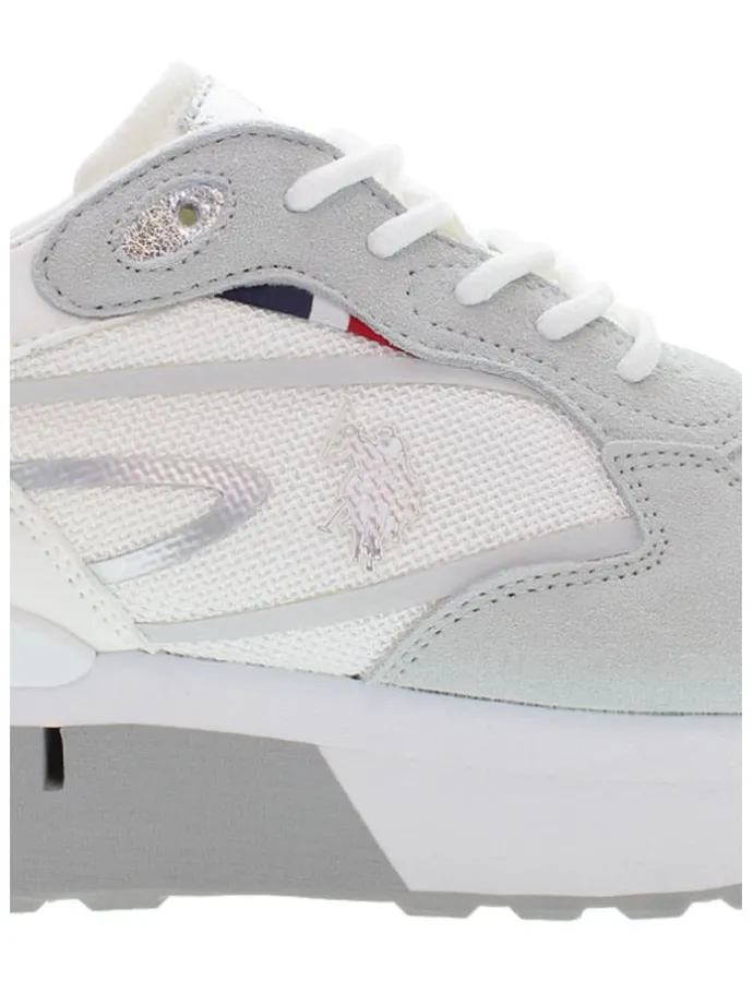 Sneakers wit/grijs