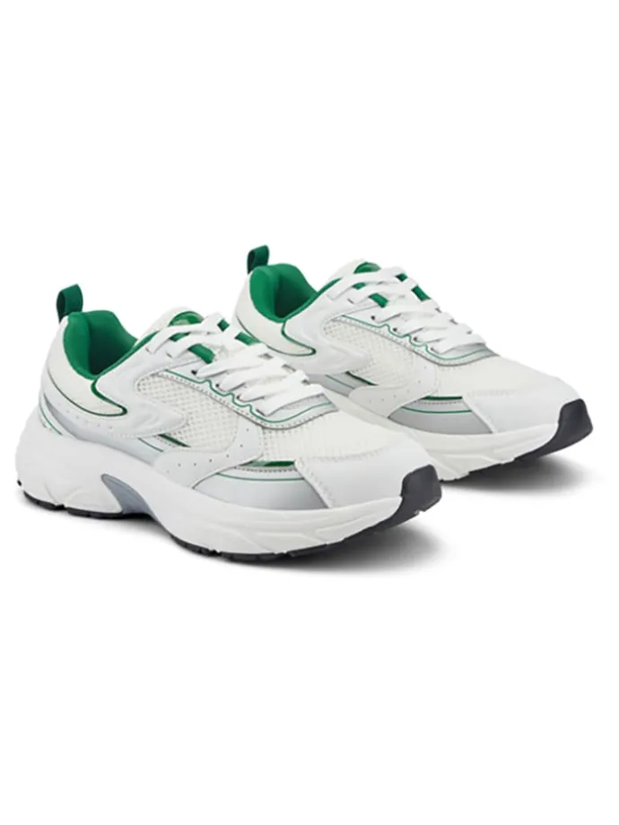 Sneakers wit/zilverkleurig