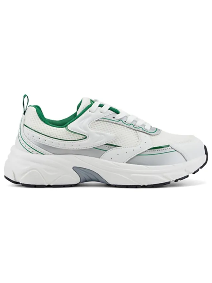 Sneakers wit/zilverkleurig