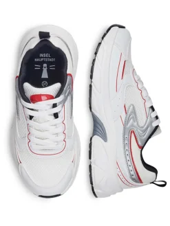 Sneakers wit/zilverkleurig