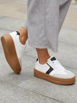 Sneakers wit/zwart/grijs