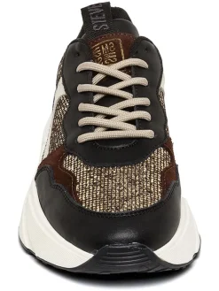 Sneakers zwart/goudkleurig