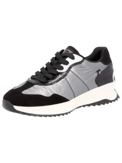 Sneakers zwart/zilverkleurig