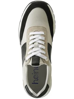 Sneaker zwart/beige