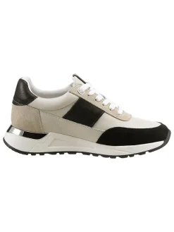 Sneaker zwart/beige