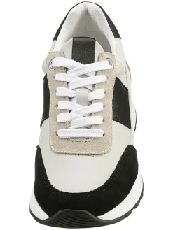 Sneaker zwart/beige