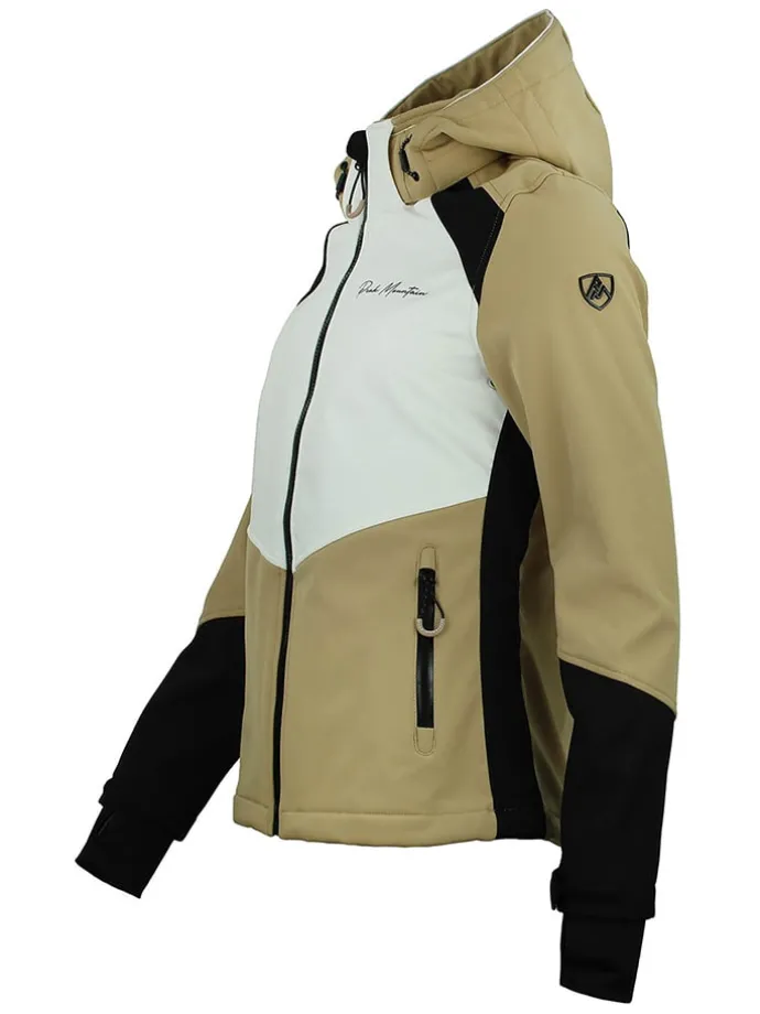 Softshelljas "Ametis" beige/zwart