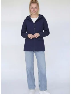 Softshelljas donkerblauw
