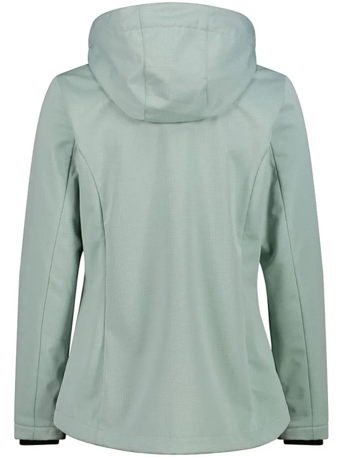 Softshelljas mintgroen
