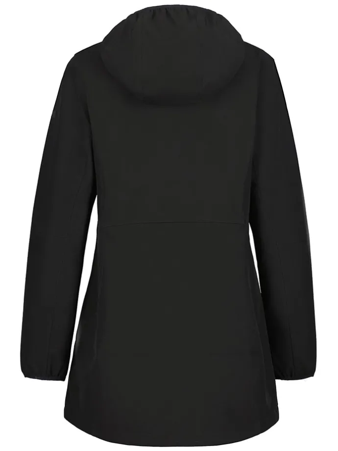 Softshellmantel "Albany" zwart