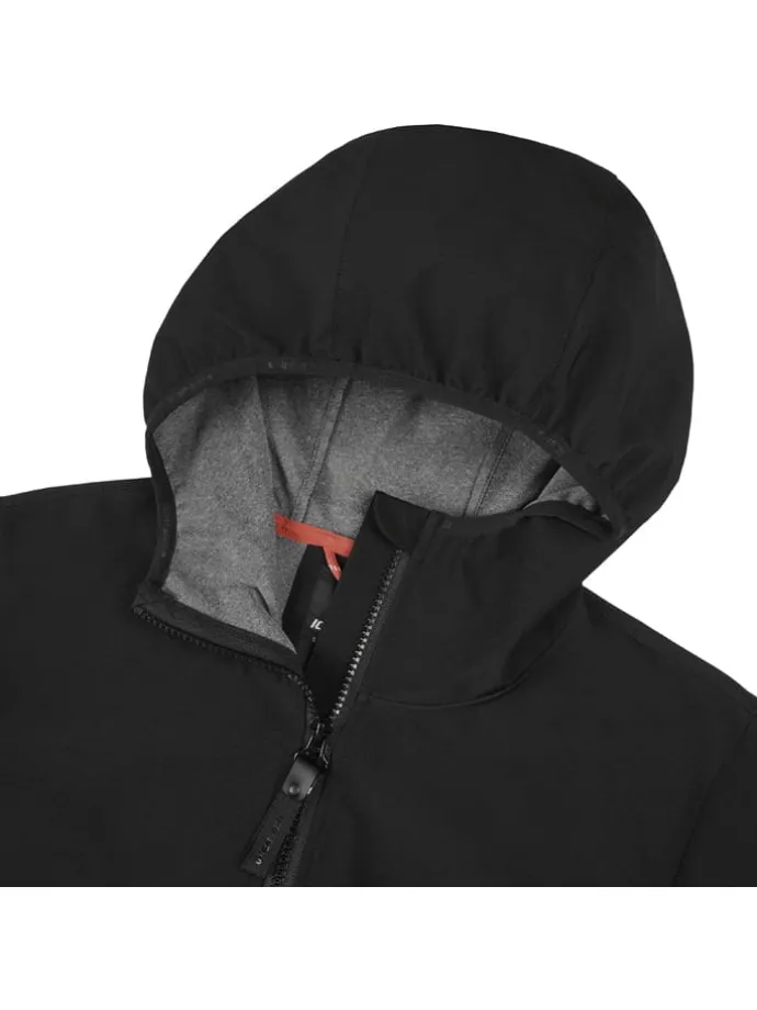 Softshellmantel "Albany" zwart